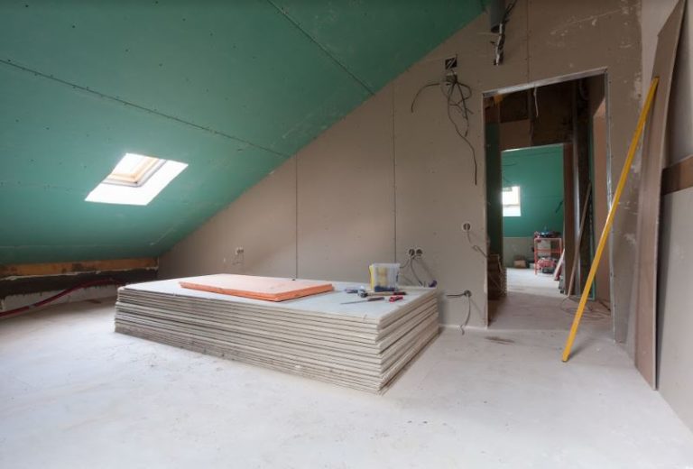 combles cloison sèche