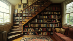 un escalier de comble aménagé