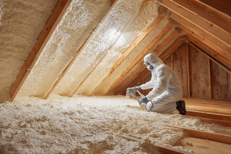 Isoler vos combles avec de la mousse polyuréthane