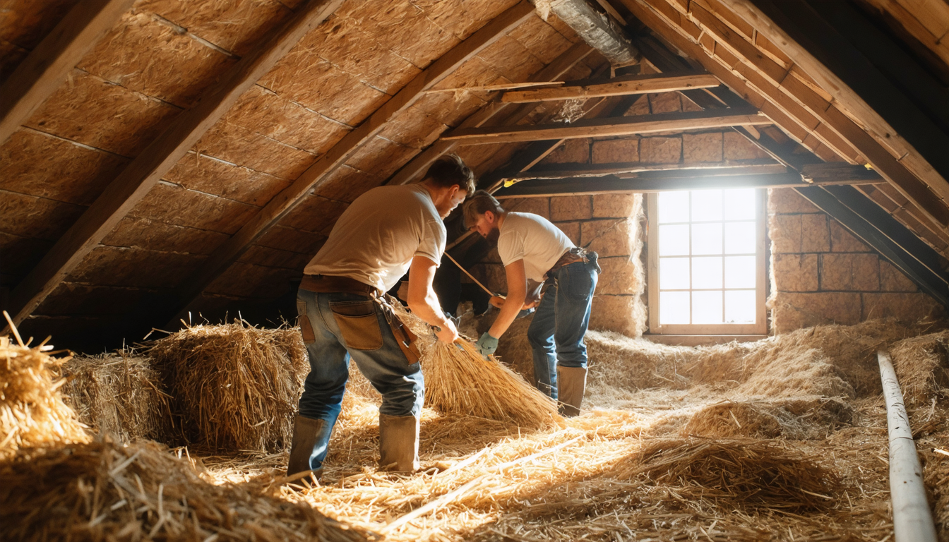 découvrez comment, autrefois, la paille et la terre étaient utilisées pour isoler efficacement les combles, alliant techniques traditionnelles et matériaux naturels.