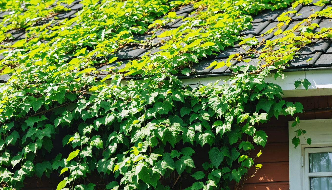 découvrez comment les plantes grimpantes sur la toiture peuvent réduire la chaleur sous les combles, améliorant ainsi le confort et l'efficacité énergétique de votre maison.