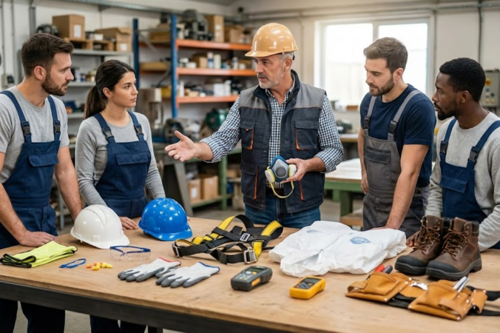 Les accessoires indispensables aux vêtements de travail