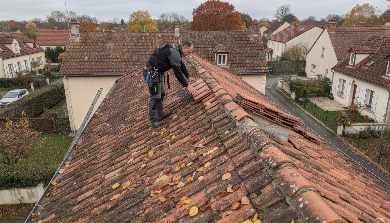 hydrofuge de toiture à mennecy : protégez votre toiture contre la porosité tout en laissant respirer les matériaux pour une durabilité optimale.
