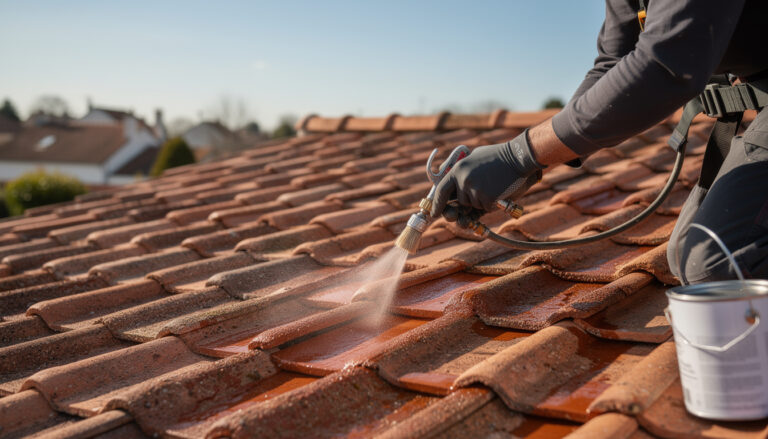 hydrofuge de toiture à mennecy : protégez votre toit en prévenant la porosité tout en laissant vos matériaux respirer pour une durabilité optimale.