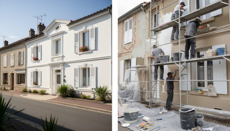 améliorez l’esthétique de votre façade à linas tout en assurant sa protection grâce à un ravalement de qualité et durable.