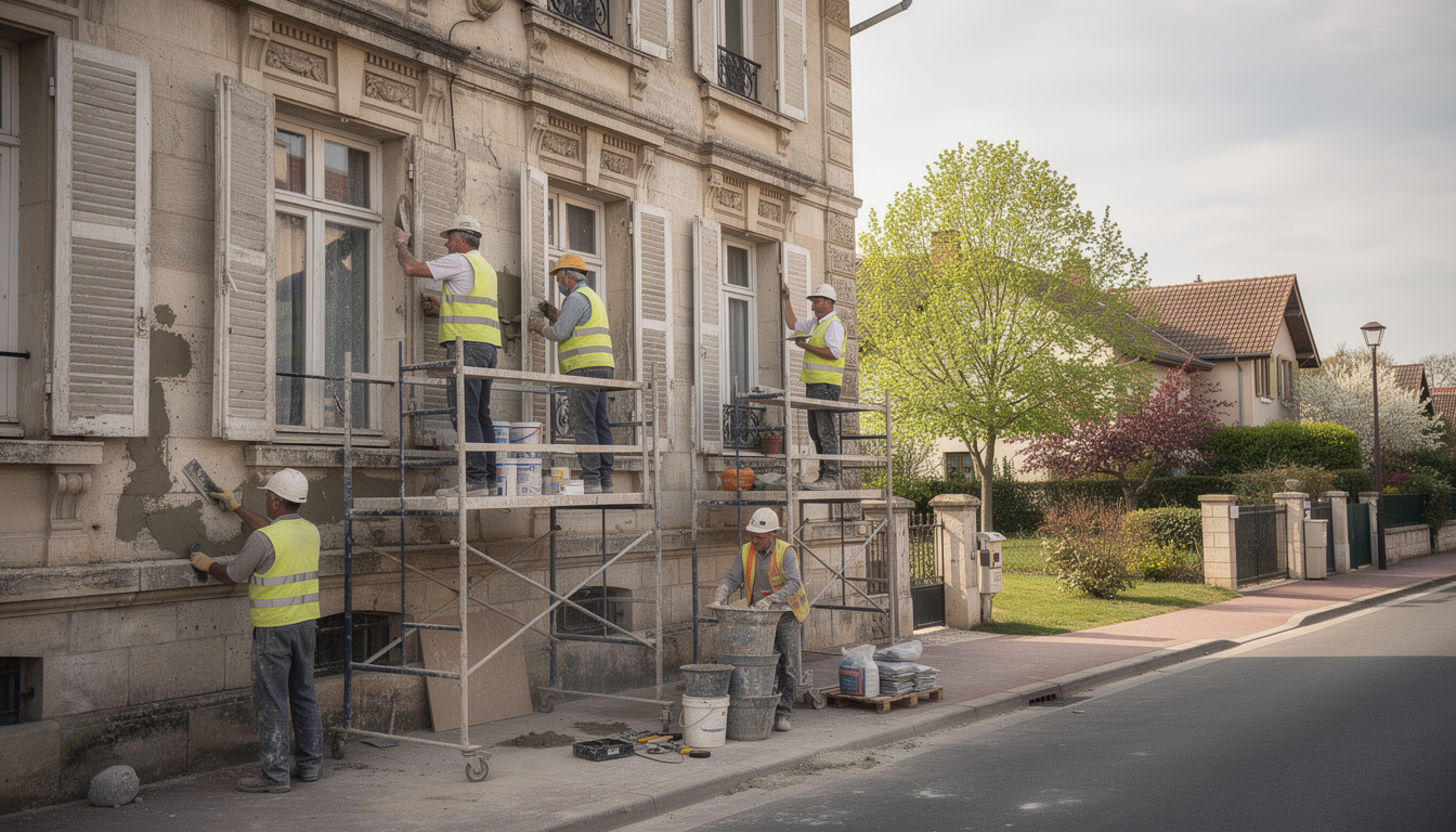 ravalement de façade à saint-germain-en-laye : valorisez votre bien immobilier tout en protégeant efficacement vos murs des intempéries et du temps.