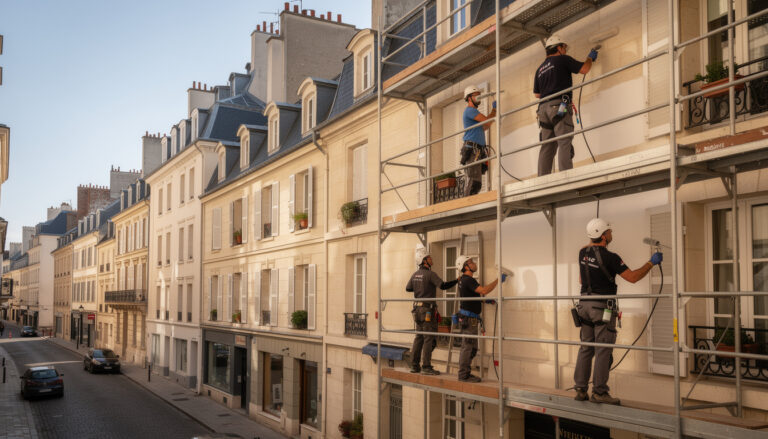 ravalement de façade à saint-germain-en-laye : valorisez votre bien immobilier tout en protégeant efficacement vos murs contre les intempéries et le temps.