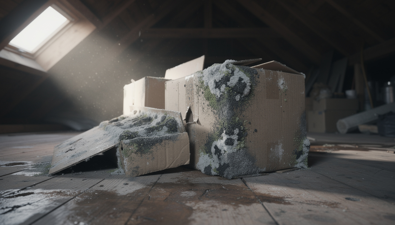 découvrez si les cartons entreposés dans les combles peuvent compromettre l'efficacité de votre isolation soufflée et comment éviter les pertes de chaleur.