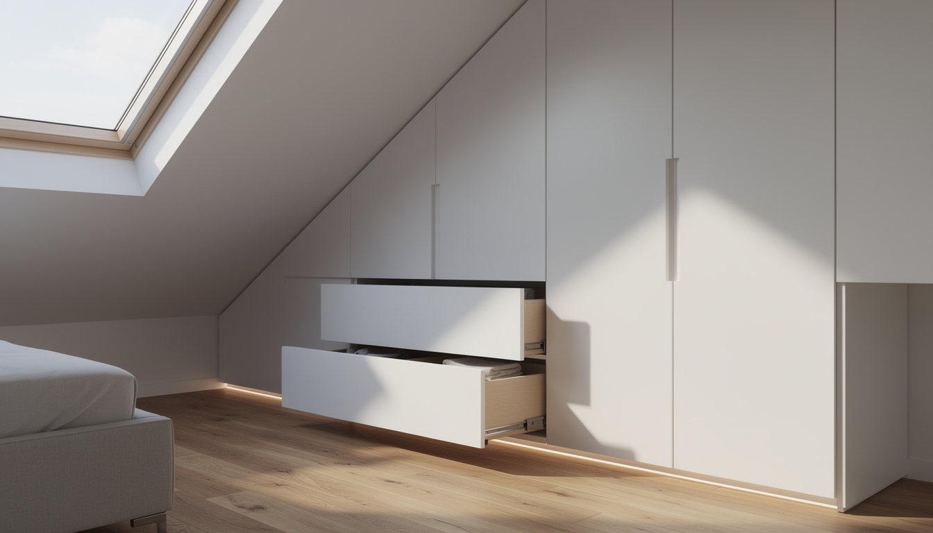 découvrez des astuces pratiques et créatives pour aménager et optimiser les angles morts sous les rampants, en maximisant l'espace avec du mobilier sur mesure et des solutions ingénieuses.