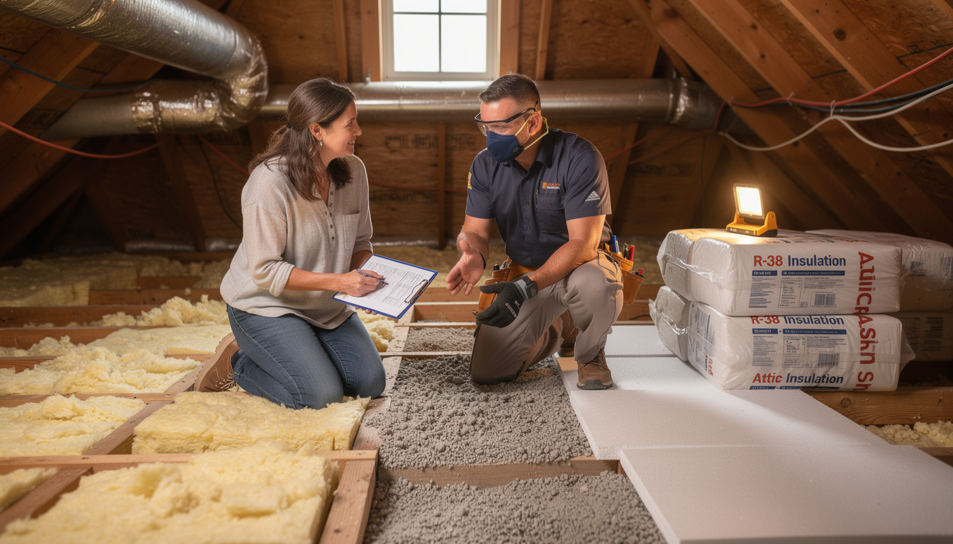 découvrez les différences entre l'isolation des combles par solution soufflée et la pose en rouleaux pour améliorer l'efficacité énergétique de votre maison.