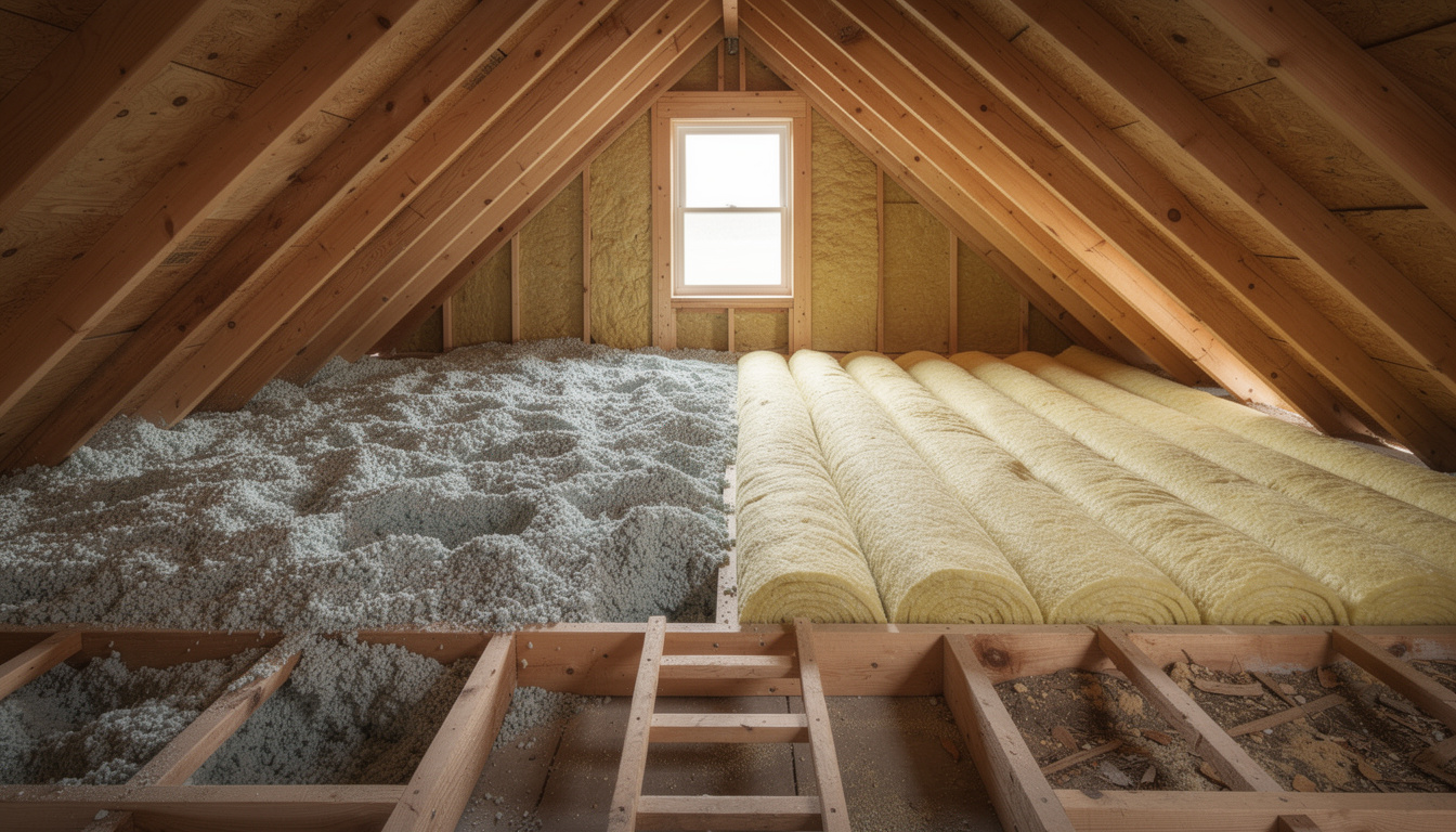 découvrez l'efficacité de l'isolation par soufflage et en rouleau pour vos combles afin d'améliorer le confort thermique de votre maison et réduire vos dépenses énergétiques.